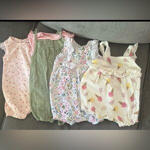 Toddler Girl Onesies and Rompers
